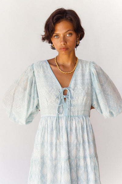 Jasmine Maxi Dress - Sea Mist