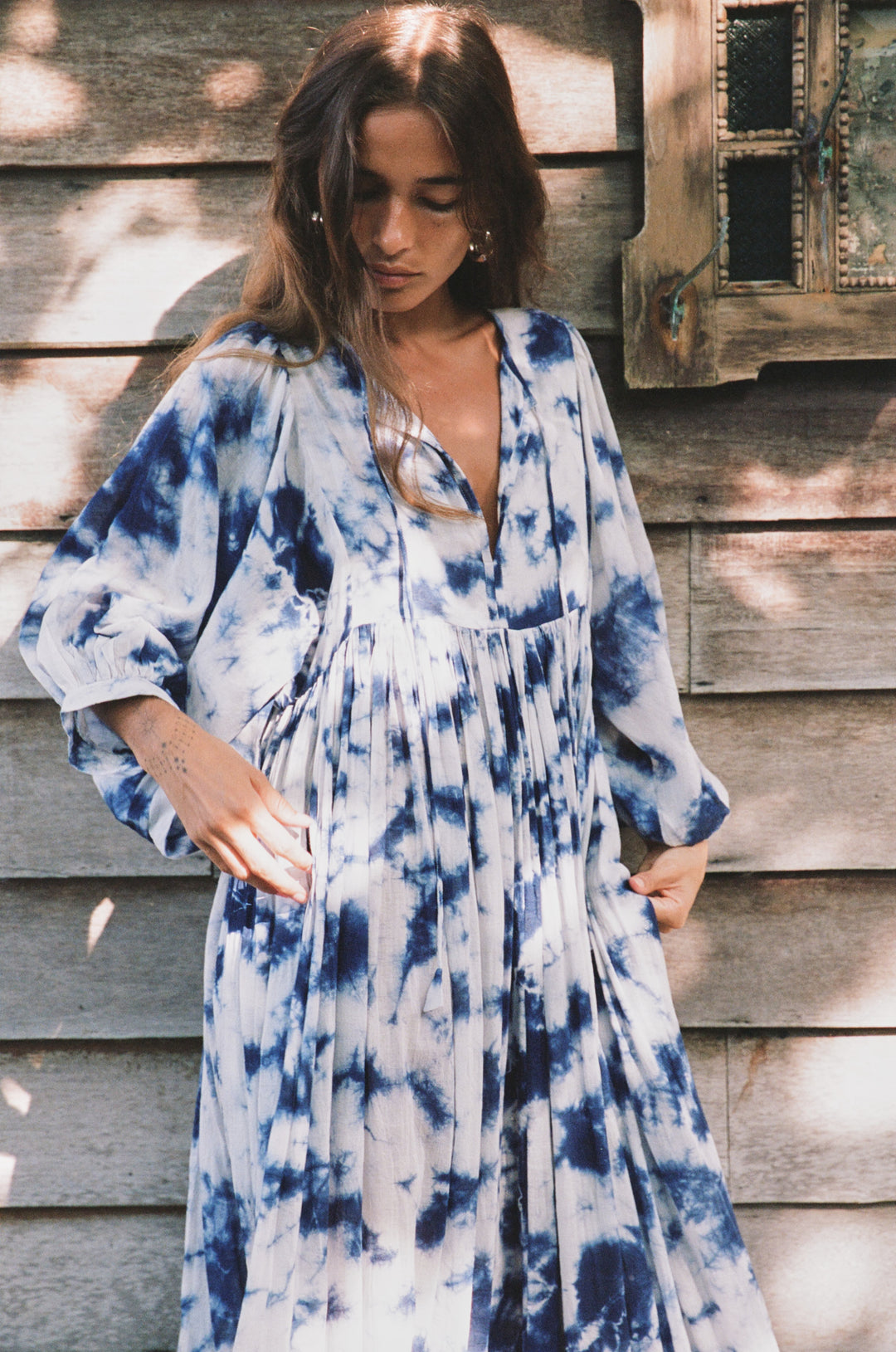 Kyra Maxi Dress ~ Deep Sea