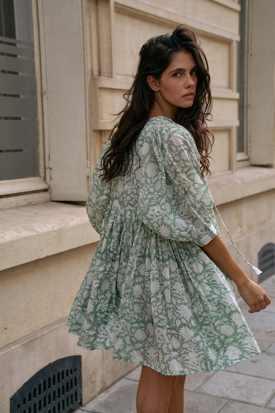 Kyra Mini Dress ~ Jade