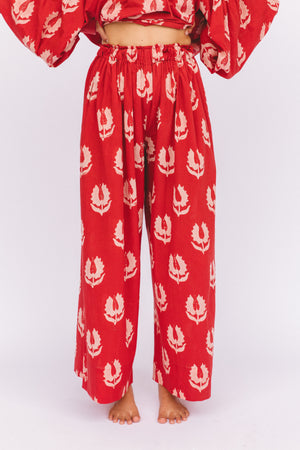 Ria Pants ~ Ruby Red
