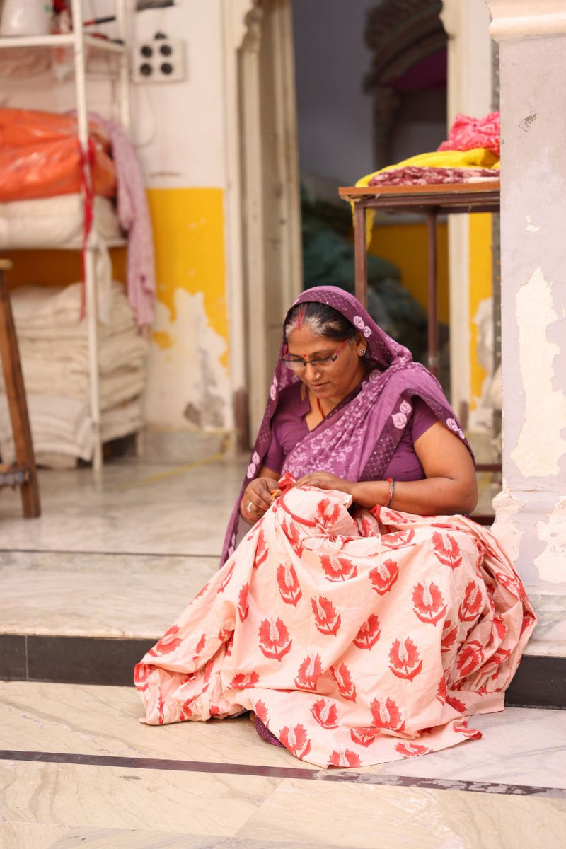 Kyra Midi Dress ~ Tangerine