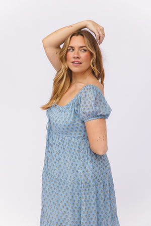 Sita Maxi Dress ~ Bluebell