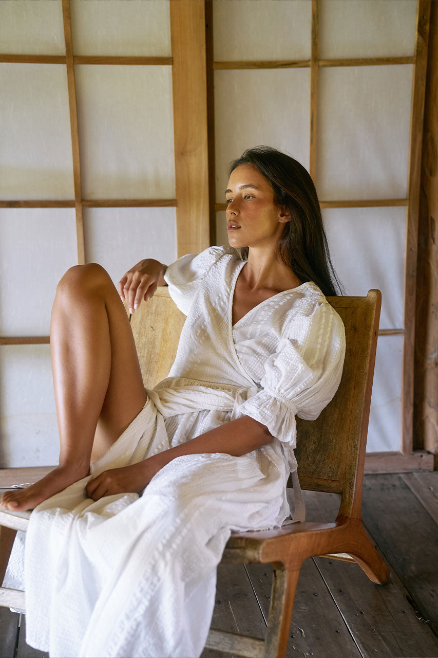 Uma Maxi Dress ~ White