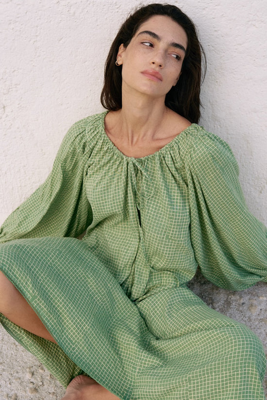 Zahra Midi Dress ~ Citron