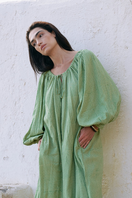 Zahra Midi Dress ~ Citron