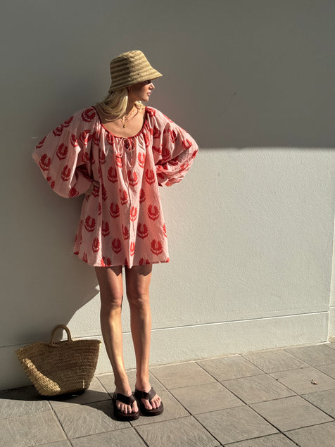 Ria Mini Dress ~ Cherry Blossom